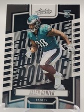 2023 PANINI ABSOLUTE JALEN CARTER BASE ROOKIE FOOTBALL CARD EAGLES NFL donruss