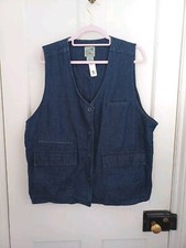 Travelsmith Ladied Denim Waistcoat-gilet - Size 1xl