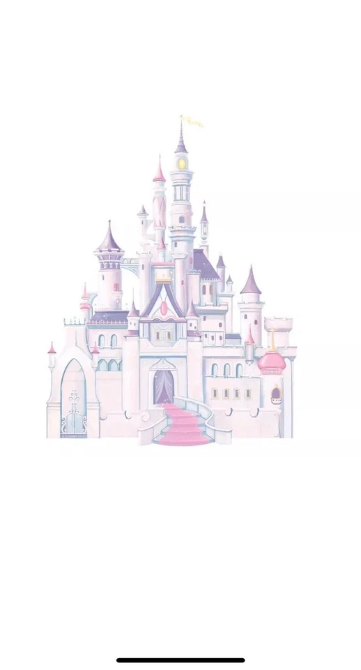Calcomanía de pared gigante RoomMates RMK1546GM Castillo Princesa Disney pelar y pegar Foto 2 de 4