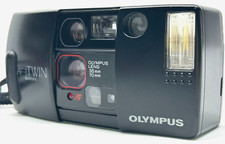 Olympus AF-1 TWIN Point Shoot 35mm Film Camera Near Mint w/Neck Strap Tested