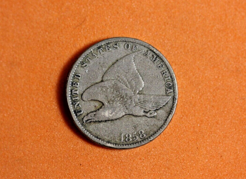 1858 Flying Eagle Cent #P09962