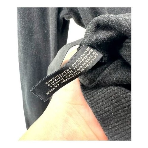 Ralph Lauren Black Label | Suéter de algodón cuello alto carbón medio M para mujer - Imagen 5 de 13