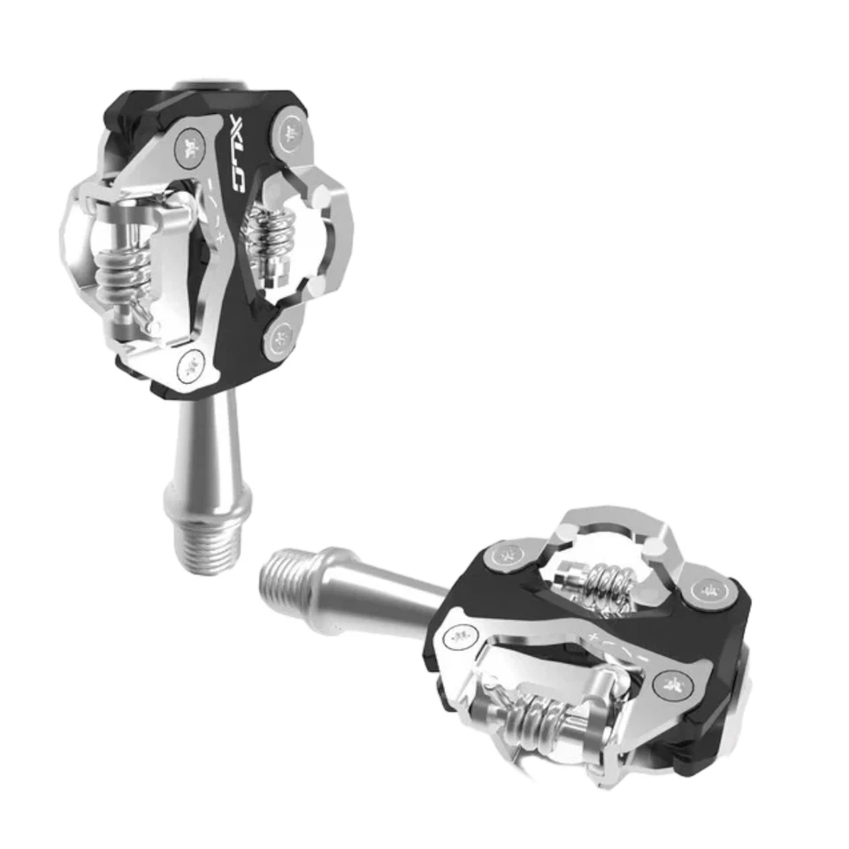 XLC SPD clipless pedals "PD-S15" system pedals double-sided silver black - Image 2 of 2