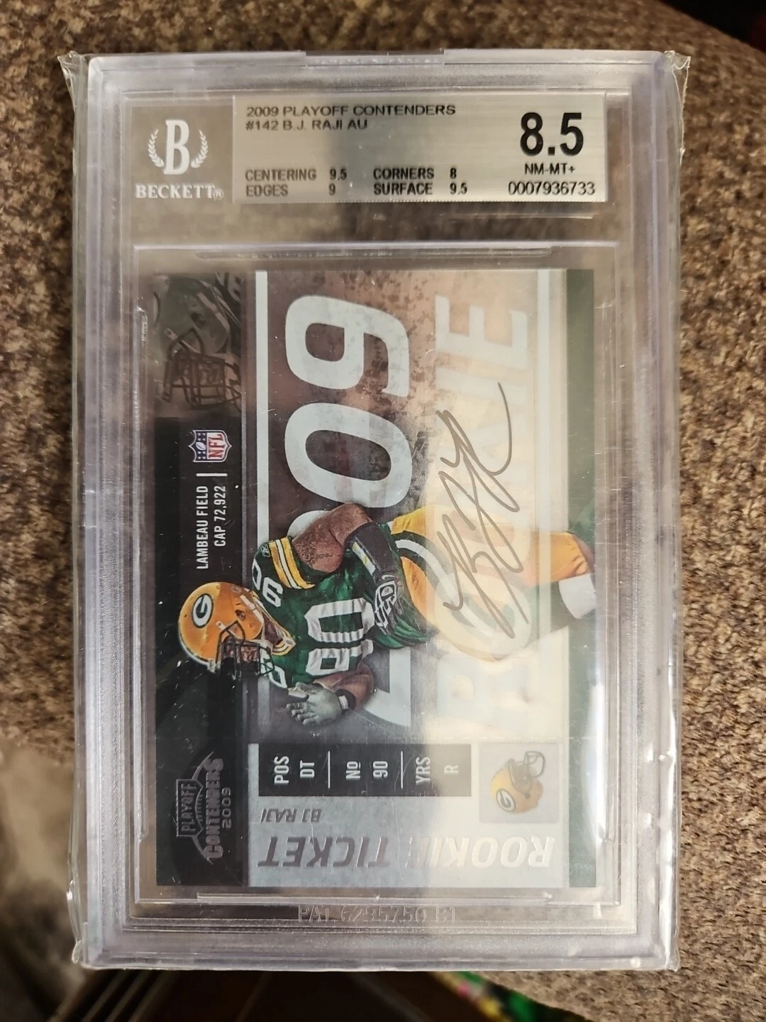 BJ Raji Playoff Contenders #142 Autograph