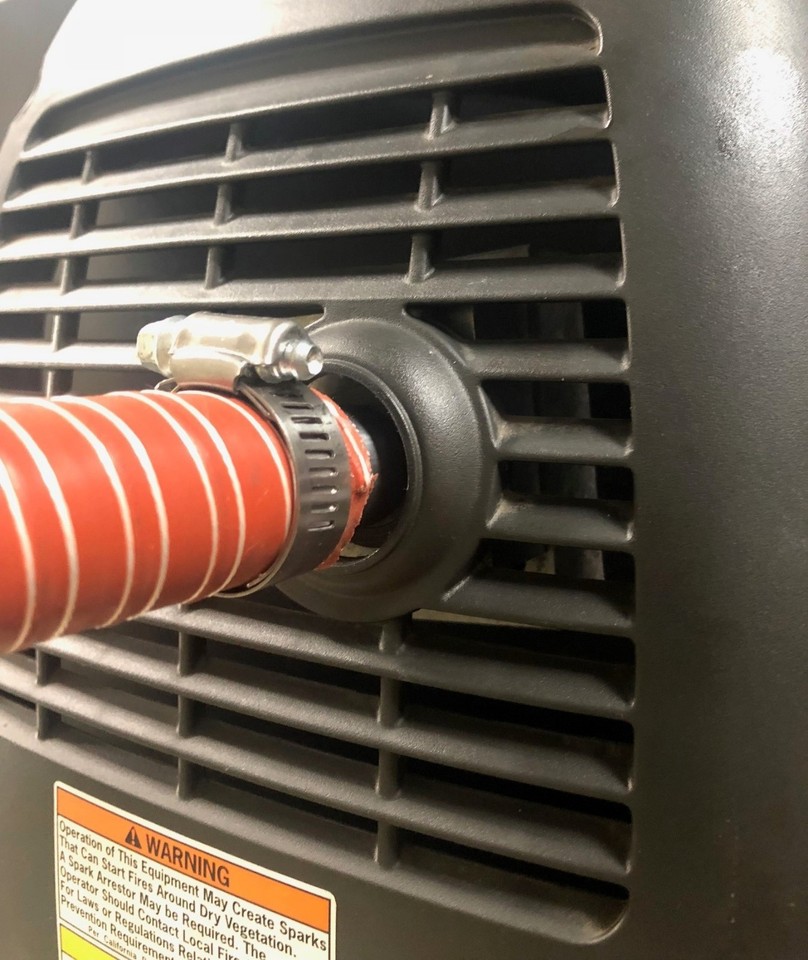 GenExhaust for Honda EU2000i/EU1000i 1" steel exhaust extension