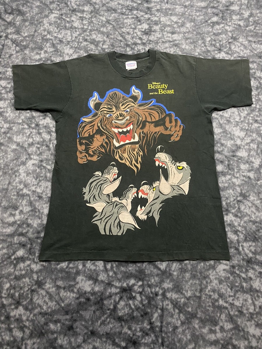 Vintage 90s Beauty And The Beast Mens Large T-shirt - On The Vintage 90s Beauty And The Beast Mens Large T-shirt - On The