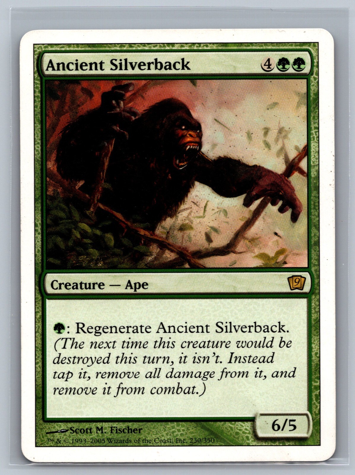 Magic The Gathering 9th Edition Ancient Silverback #230/350 MTG TCG CCG Ninth