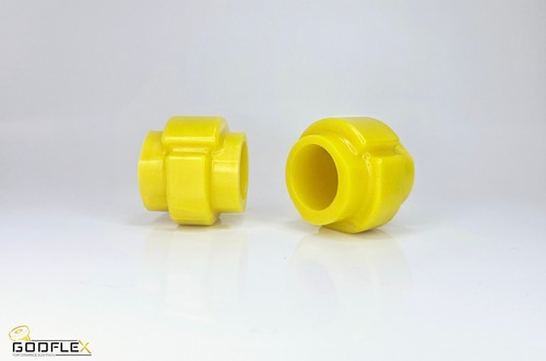 Front Anti Roll Bar Bushes For Skoda Superb (2002 - 2008) in Polyurethane Poly - Picture 2 of 3