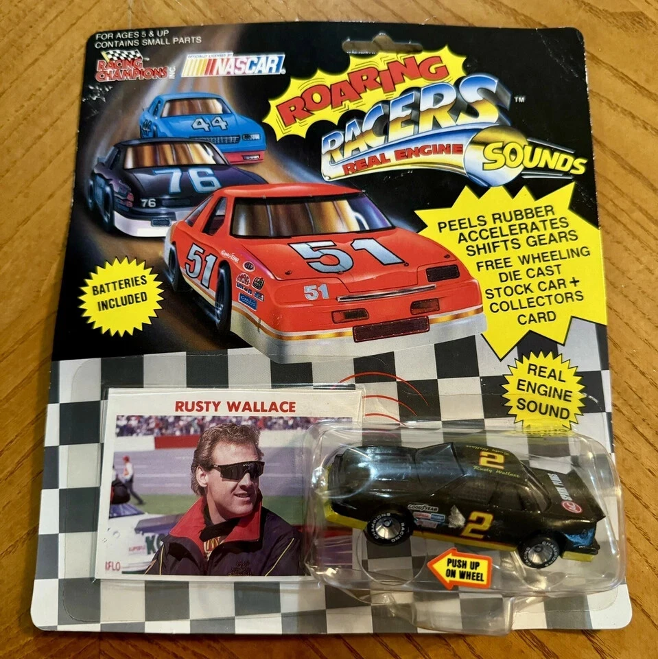 Rusty Wallace Racing Champions Roaring Racers 1991 bujías de aire acondicionado TT Foto 3 de 3