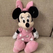 Disney Minnie Mouse Plush Just Play 12" pink bow pink dress