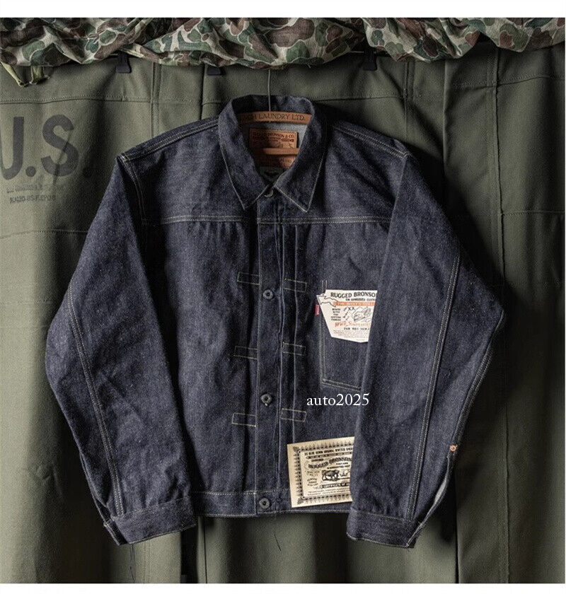 Rugged Bronson S806XX Slub Selvedge Denim Jacket Type I Jean Rugged Bronson S806XX Slub Selvedge Denim Jacket Type I Jean