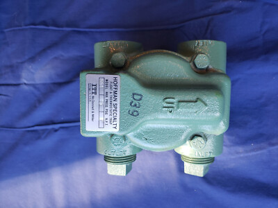 ITT Hoffman Float & Thermostatic Steam Trap 551 75 PSI 1'' Part # 401641
