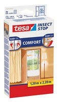 Tesa Fliegengitter Comfort Mit Klettband TüR 2 X 0,65 M : 2,2 M, Weiß Isect Stop