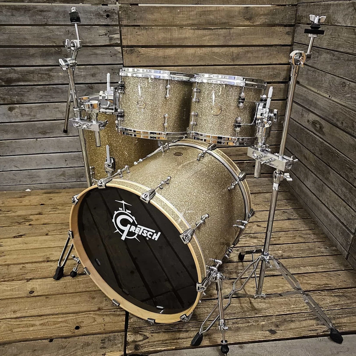 Drum Kit Gretsch New Classic Maple Vintage Glass Nitron USED RKGNC071123