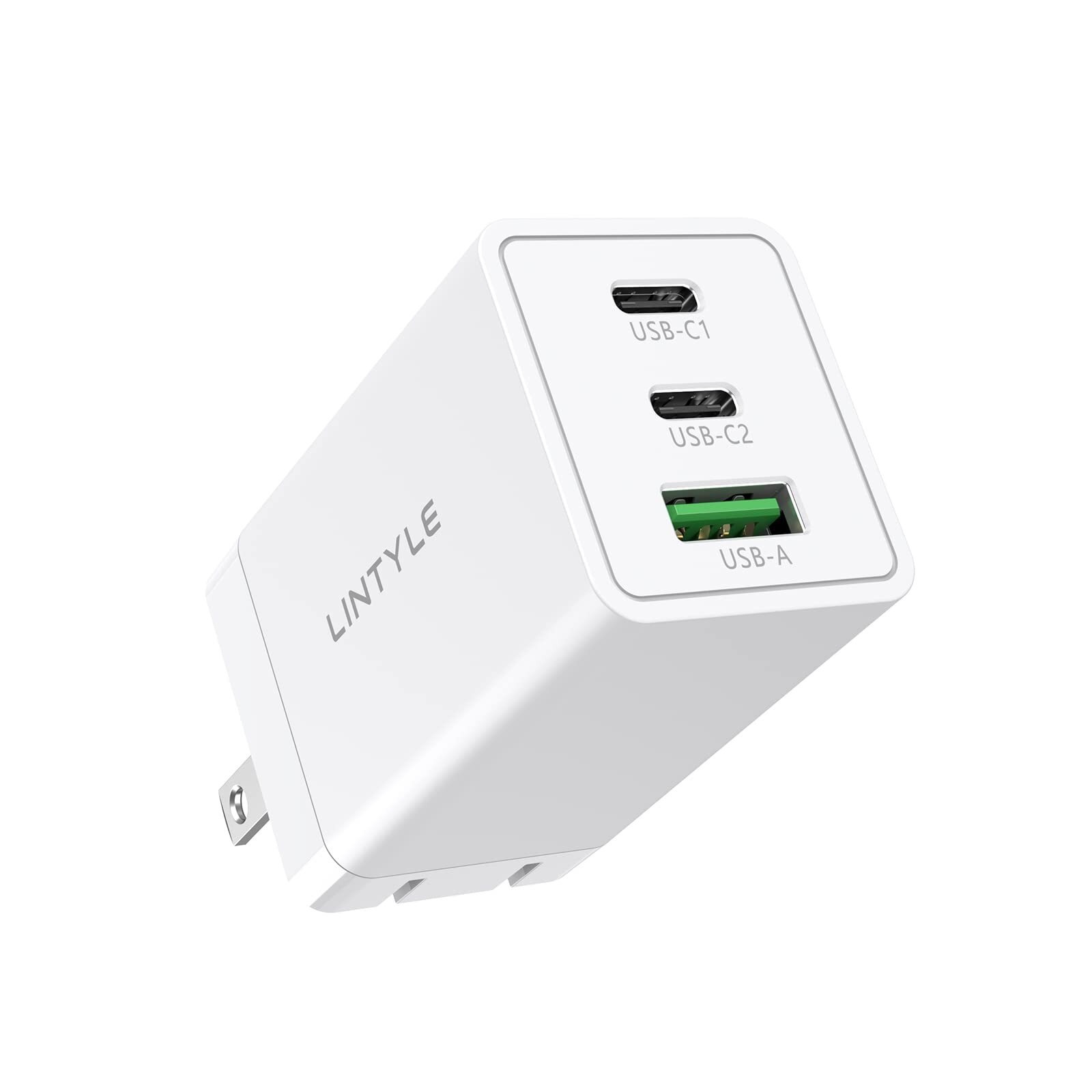 3-Port USB C GaN Charger 65W PPS Fast Charger Block USB-C Power Delivery Type...