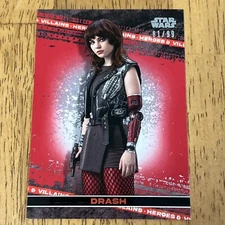 Topps Star Wars The Book of Boba Fett Drash Card-61/99 Hero’s And Villains