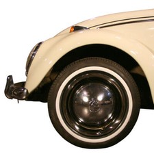 13" inch Universal Classic Car Thin Band White Wall Tyre Trim Flaps 