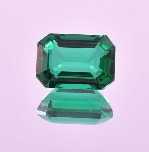 10 x 14 mm OUTSTANDING Natural Green ZAMBIAN Emerald Museum Grade GIT Certified - Picture 2 of 6