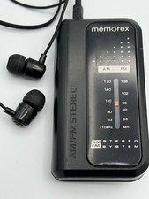 Memorex AM/FM Stereo System Portable Pocket-Sized Walkman Model MR4240-Tested