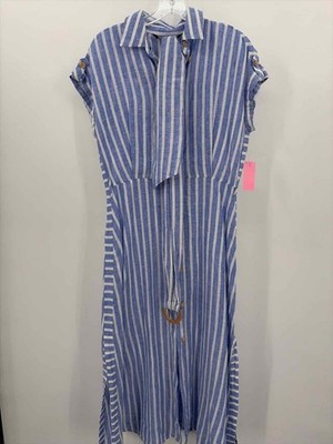 Pre-Owned Zara Blue Size XS Maxi Short Sleeve Dress