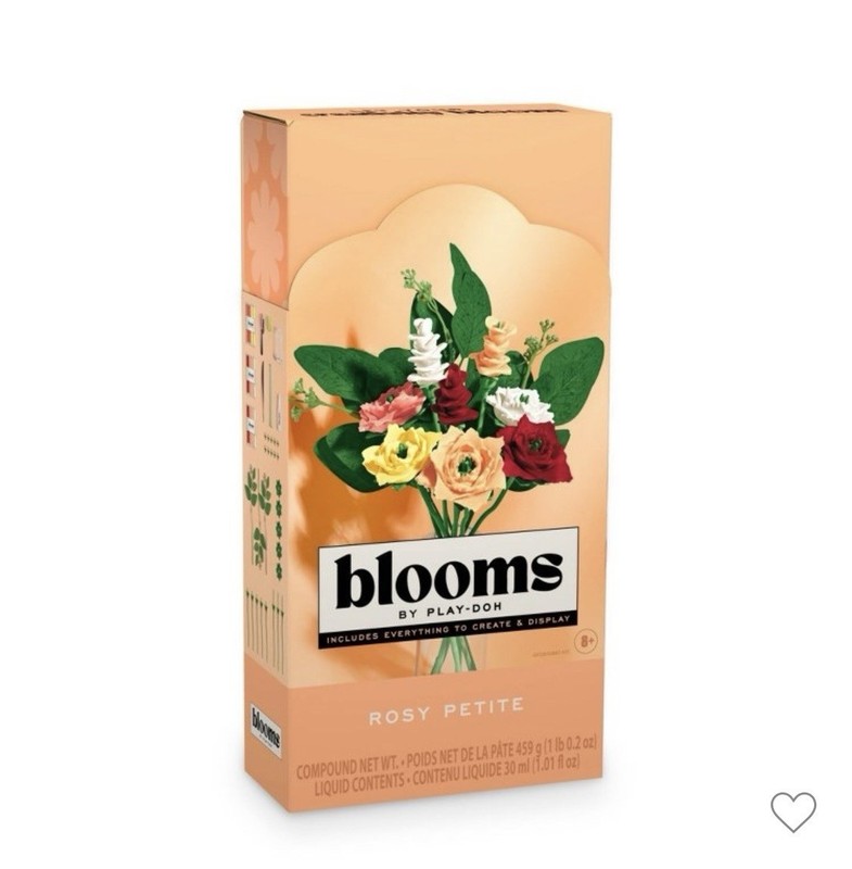 New Play Doh Blooms Rosy Petite Flower Bouquet Ages 8+