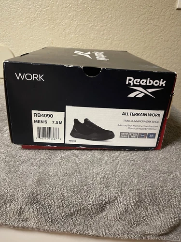 Reebok All Terrain Work Punta Acciaio Lavoro Trail Running Oxford