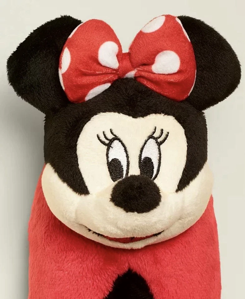 DISNEY Minnie Mouse Slippers Loafers Macy’s Kid’s Size S/M (shoe sizes 8-12) NWT - Image 2 of 4