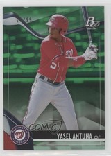 2021 Bowman Platinum Top Prospects Green 25/99 Yasel Antuna #TOP-47 fm0