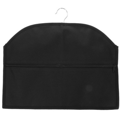 Hanging Bag With Zipper Hidden Pocket Clothes Storage Organizer Black