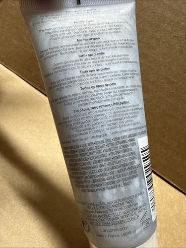 Lancome EXFOLIANCE CLARTE Peeling klärendes Gel 3,34oz/100ml Neu Versiegelt - Bild 7 von 7