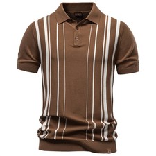 Men's Polo Shirt Casual Short Sleeve Golf Shirt Summer Vacation Beach Shirts