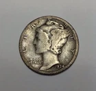 1934 D Dime Mercury Silver 10C Coin