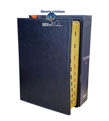 Biblia de Estudio Teologico Reina-Valera 1960 piel genuina  negro con índice 