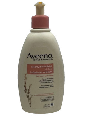 Aveeno Active Naturals Creamy Moisturizing Oil Oat Sesame 12 fl. oz.