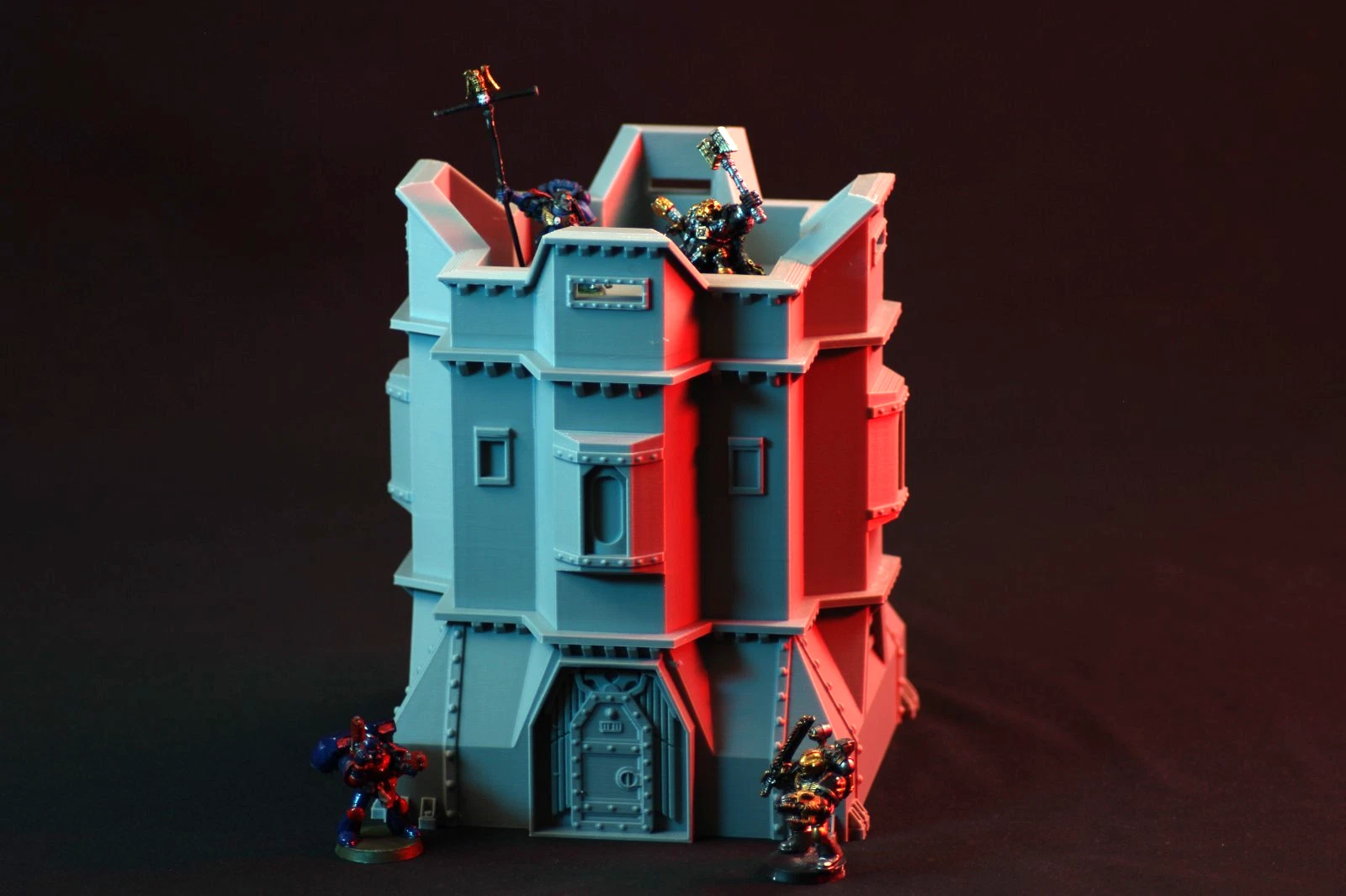 Wargaming Terrain Battle Tower, Compatible With DnD and 28mm RPG Tabletop Gaming - photo 1