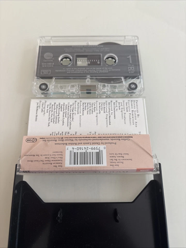 ROBBIE ROBERTSON - Robbie Robertson - Cassette Tape Album Tested & VGC - Image 4 of 4