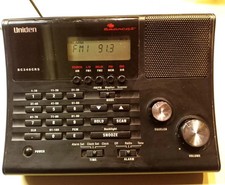 Uniden Bearcat BC340CRS Scanner AM/FM Radio Alarm Clock Weather 100 Channels
