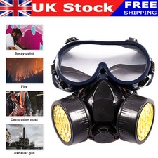 Reusable Half Face Respirator Spray Painting,Pesticide Woodworking Chemical Fume