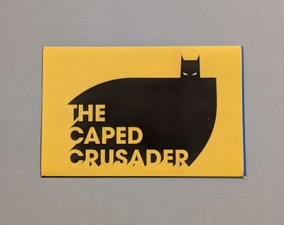 Batman Vending Sticker - DC Series 3 - Comic Superhero Gotham Caped Crusader