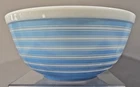 Vintage Pyrex 403 Blue Stripe Mixing Bowl 2.5 Quart
