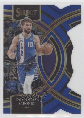 2023 Panini Select Premier Level Blue Prizm Die-Cut 206/249 Domantas Sabonis 3hd