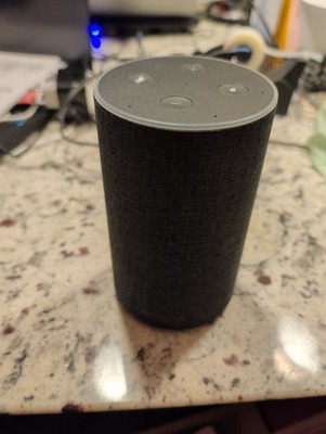 Amazon Echo (2. Gen.), Intelligenter Lautsprecher mit Alexa, Anthrazit Stoff