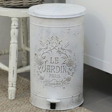 Kitchen Trash Can with Lid 15 Liter/4Gallon and Pedal Round Touchless Garbage...