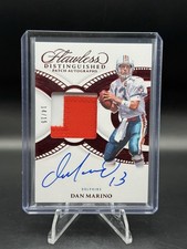 2025 Flawless Dan Marino Distinguished Patch Auto 14/15 Ruby Dolphins