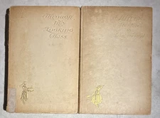 Alices Adventure In Wonderland & Through The Looking Glass First Editio 1901 Set