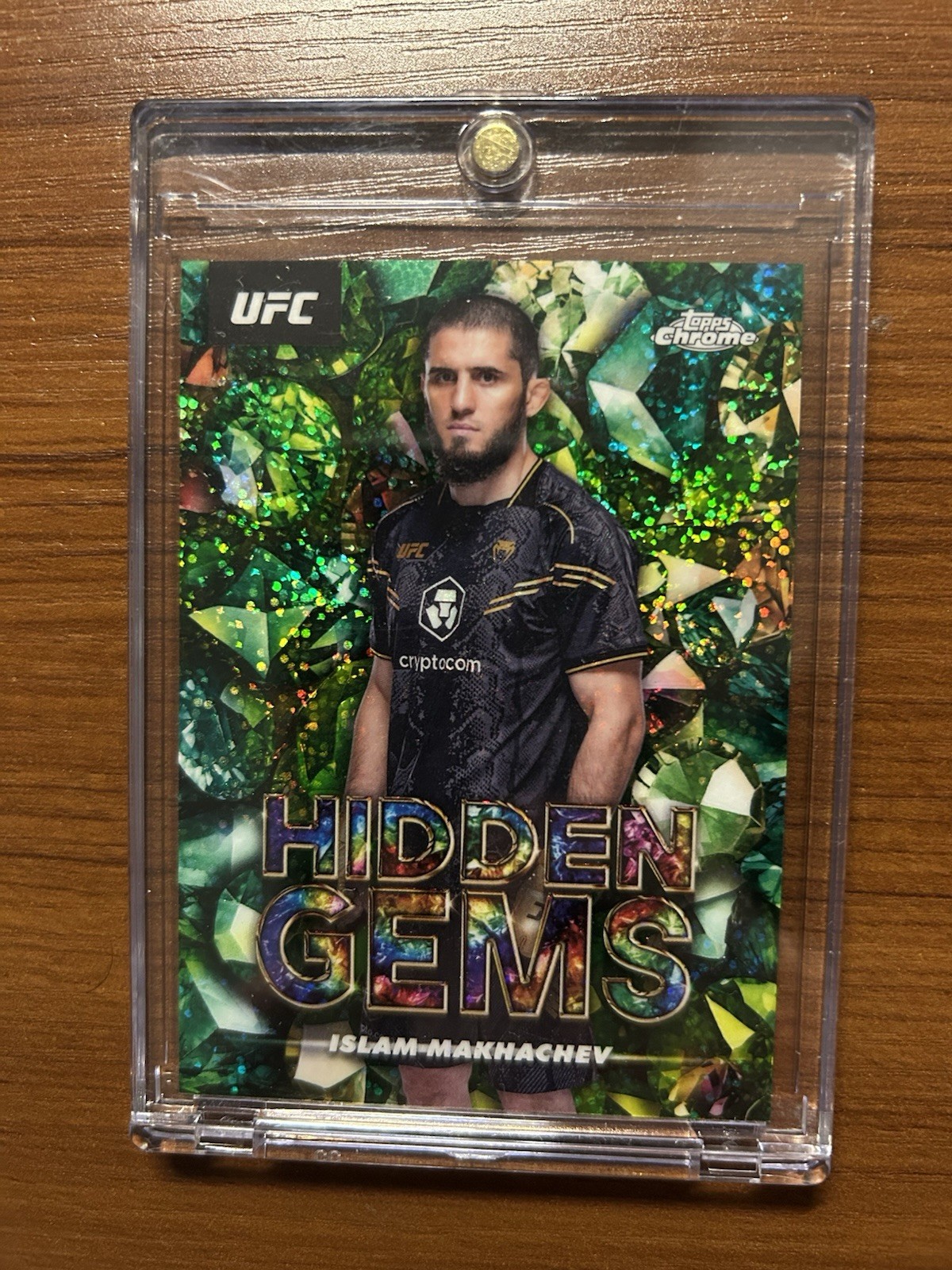 2025 UFC Topps Chrome Islam Makhachev Hidden Gems SSP! CASE HIT