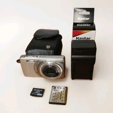 Olympus Stylus 7010 12.0MP Digital Camera/Silver W 2GB SDCard New Charger Tested