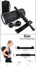 6-1 Foam Roller Set Trigger Point Foam Rollers Balls Resistance Band bag Box 50