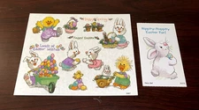 Vintage Suzy's Zoo Easter Bunny Stickers