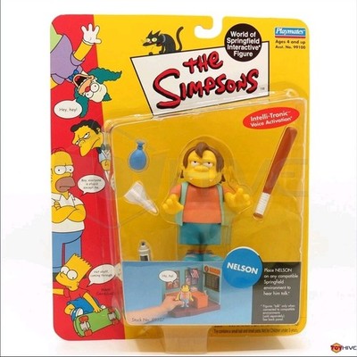 2000 New Vintage The Simpsons - Nelson - Interactive Playmates Figure